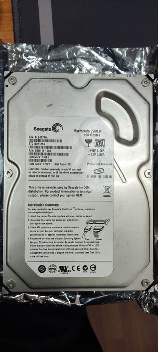 Жёсткий диск /HDD Seagate/ 160gb