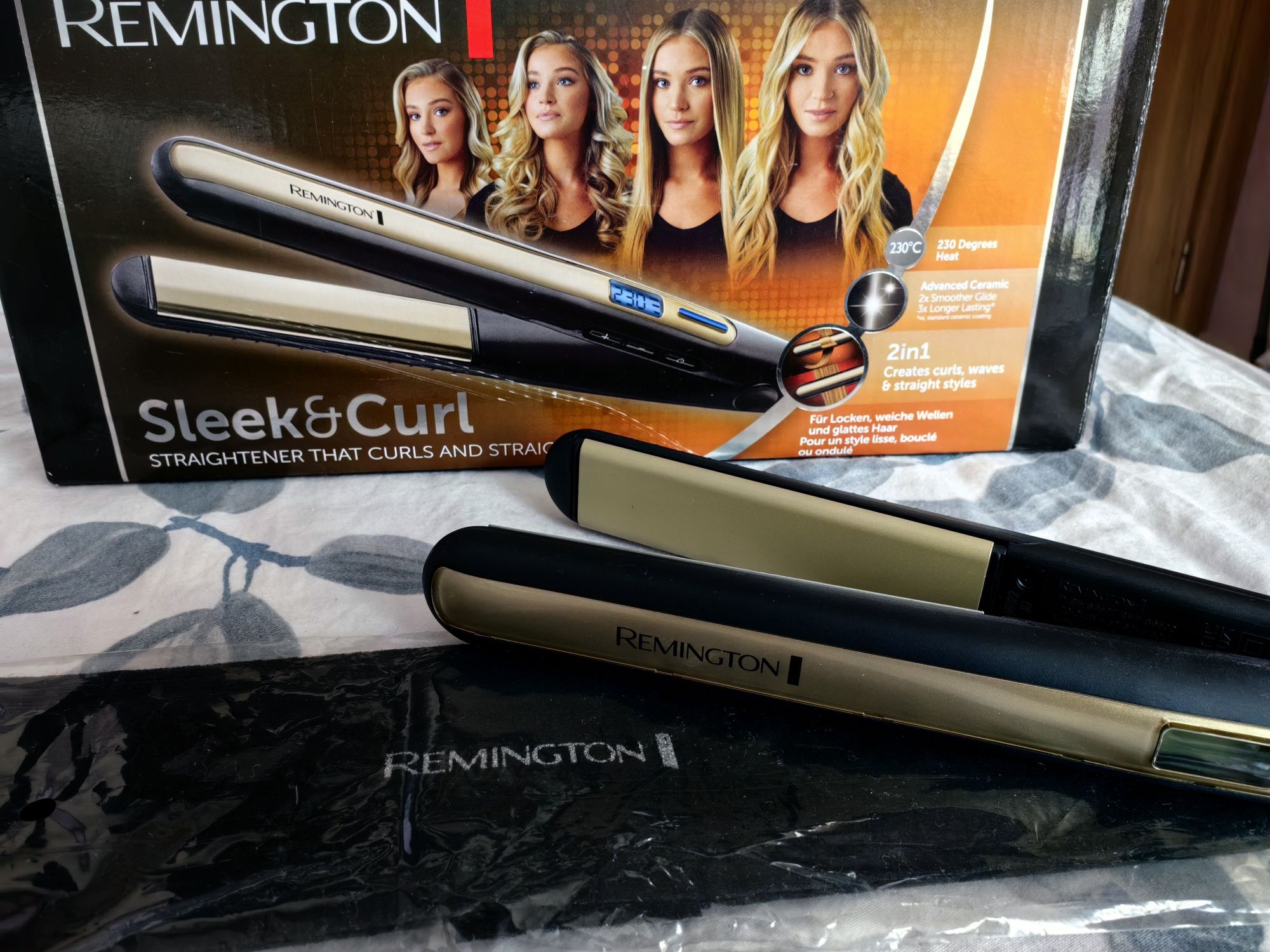 Преса за къдрене и изправяне Remington S6500 Sleek and Curl