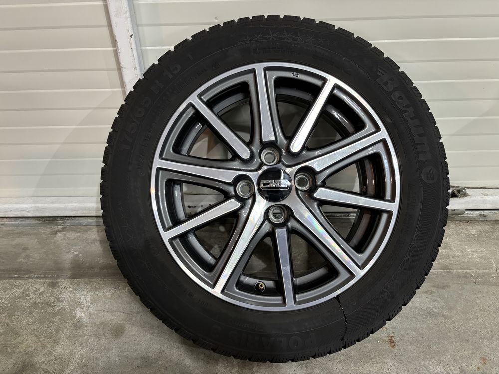 Jante 15 4x100 Cu  anvelope 175/65 R15 Originale Honda Jazz