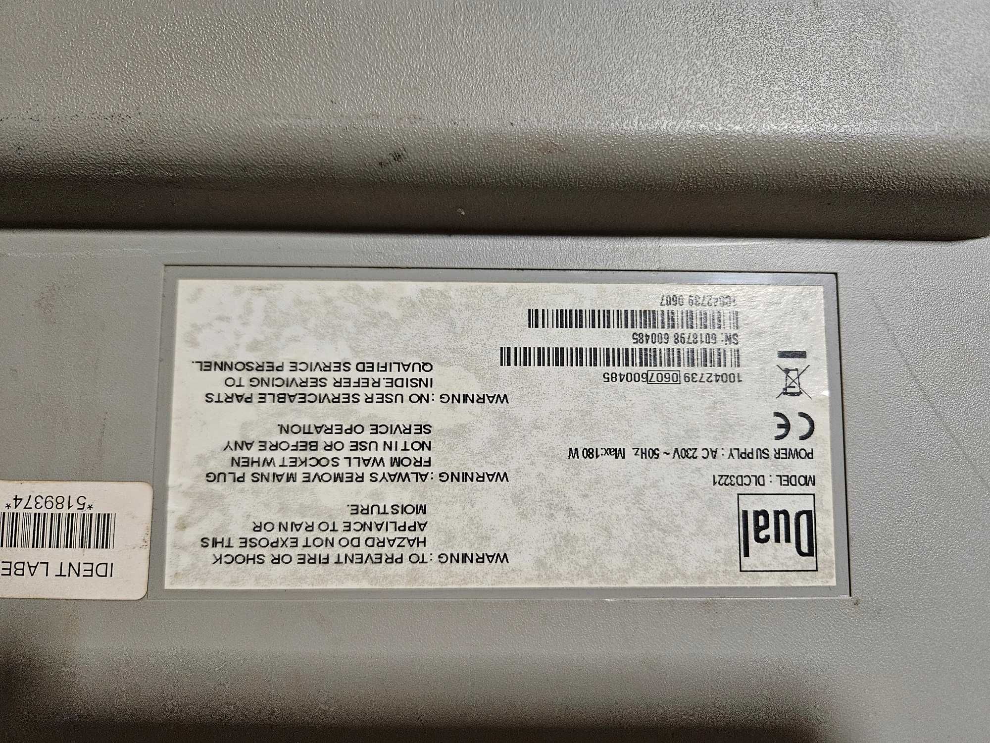 Продавам LCD DUAL DLCD3221 /Philips телевизор 32 инча  с дистанционно