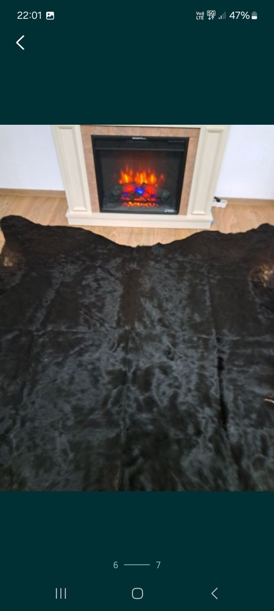 Piele decor perete/ living
