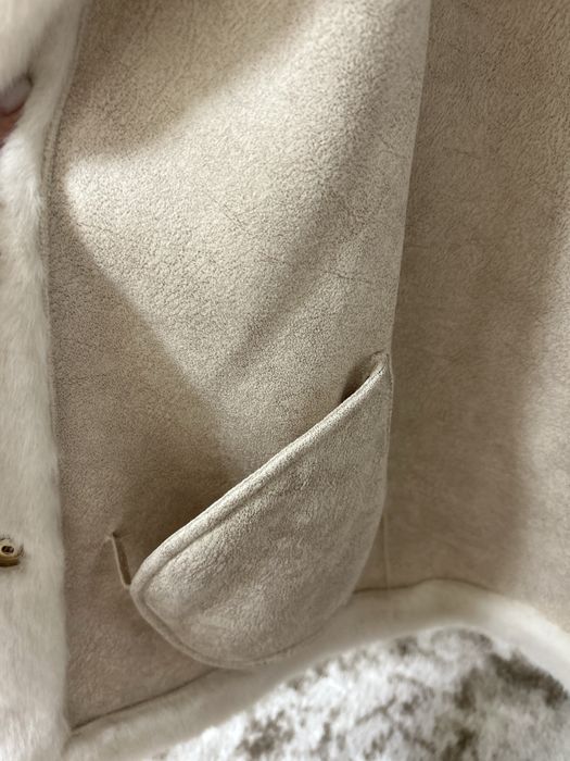 Шуба белая новая