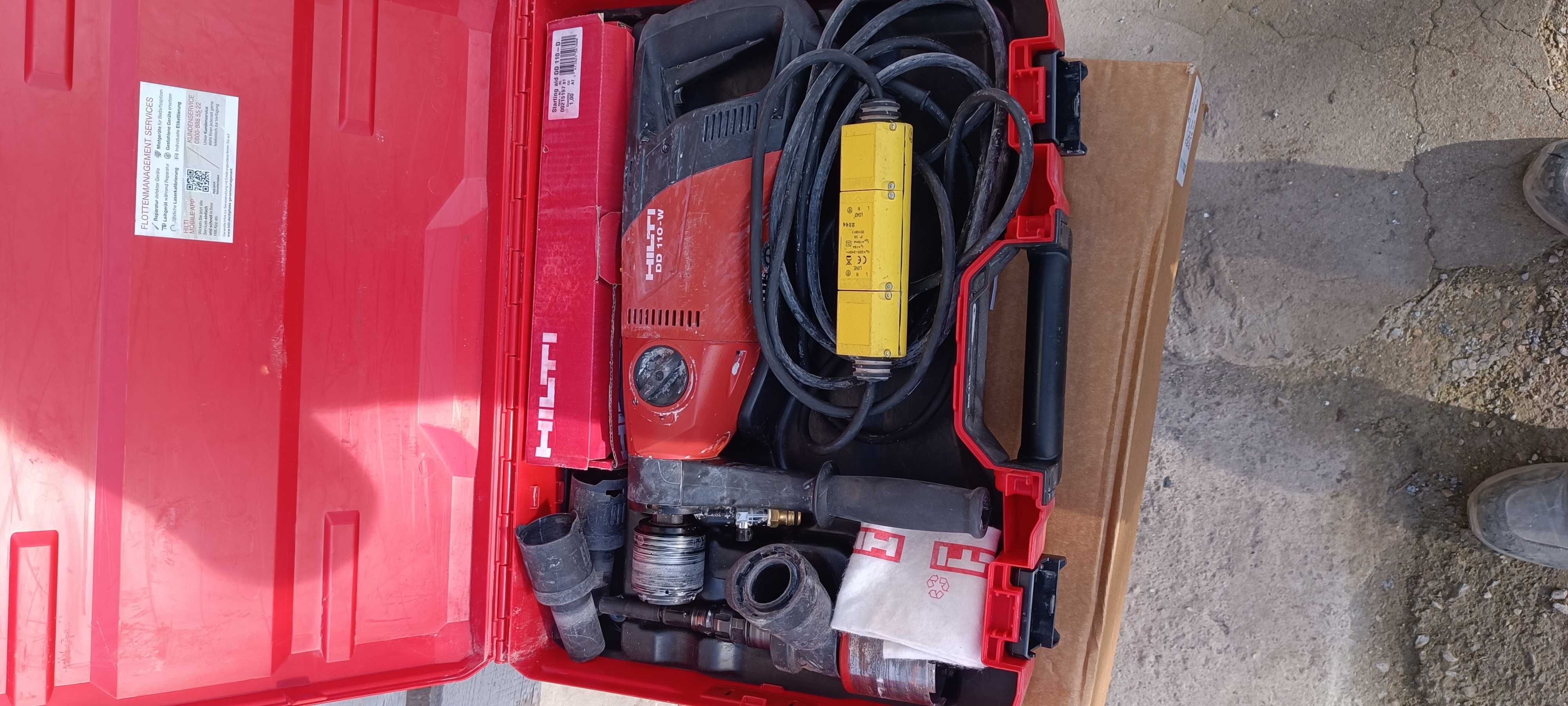 Hilti DD 110-W мокро пробиване