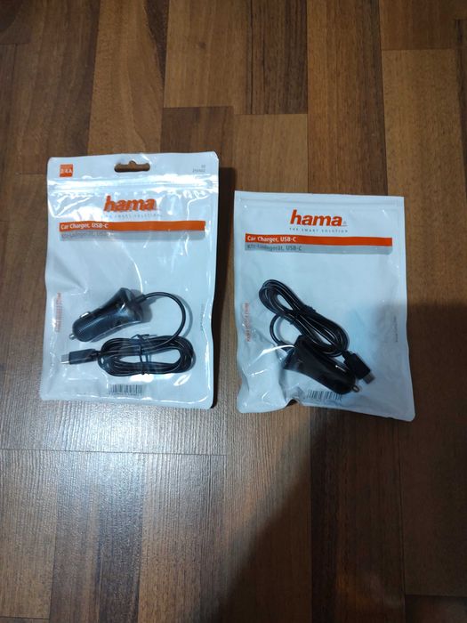 Incarcator auto Hama  Type C, negru