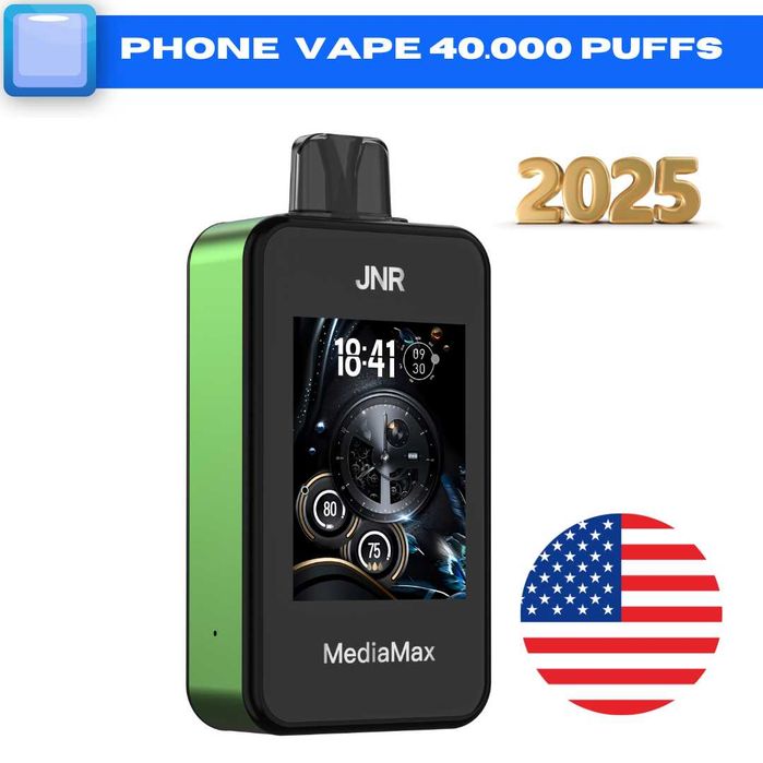 Vape Media PhoneVape 40.000 Puffs Ecran 2.4inch HD