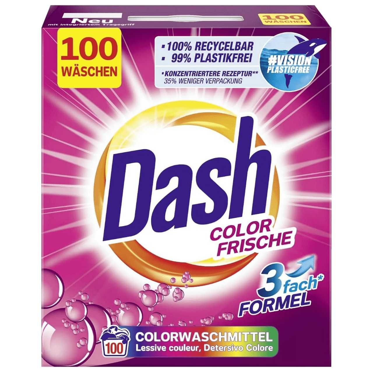 Течен перилен препарат Dash Color Frische, 5 л, 100 пранета НА ЕДРО