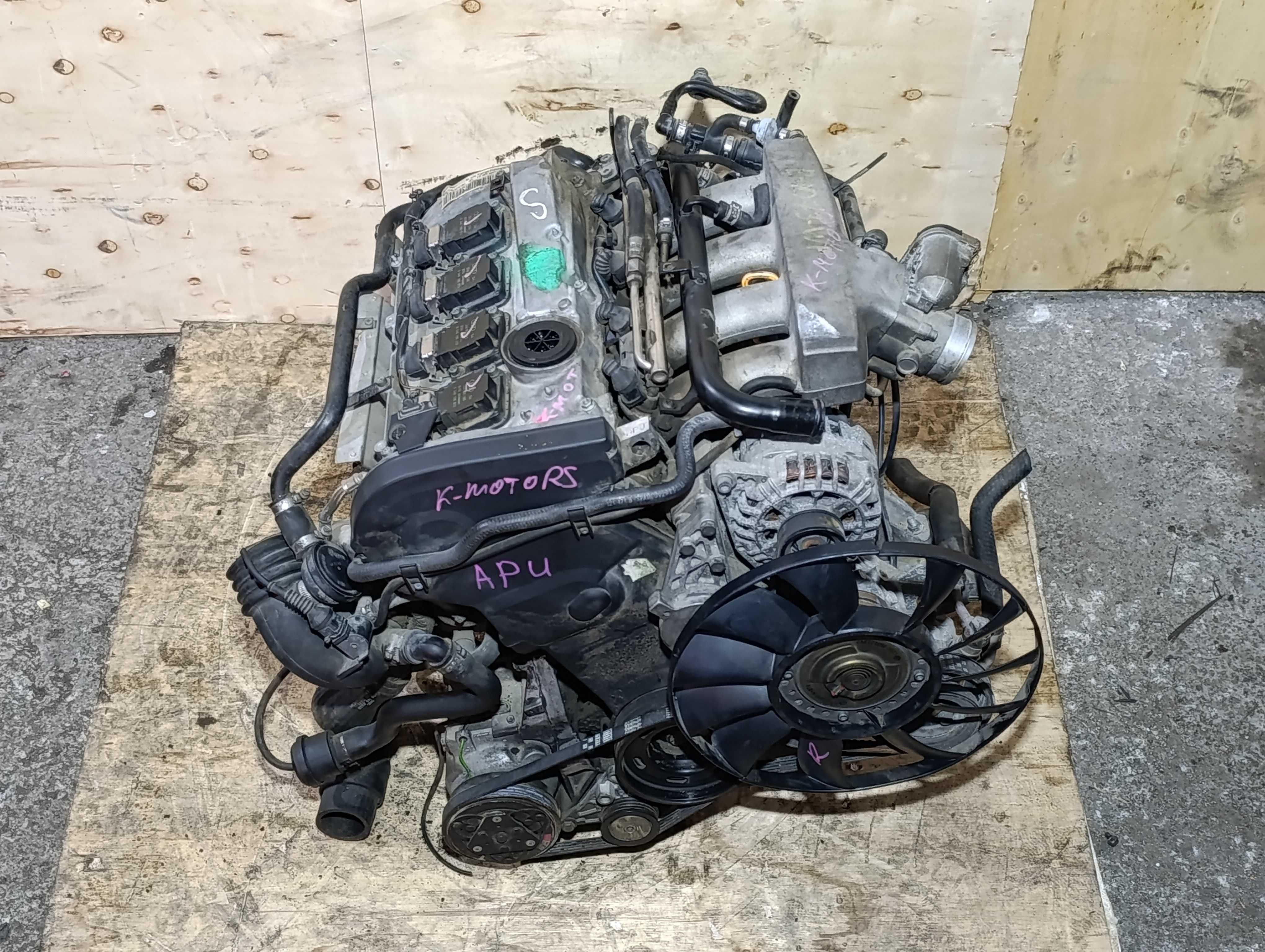 Двигатель APU AEB 1.8 turbo 1.8T МКПП Audi A4 B5 Volkswagen Passat B5
