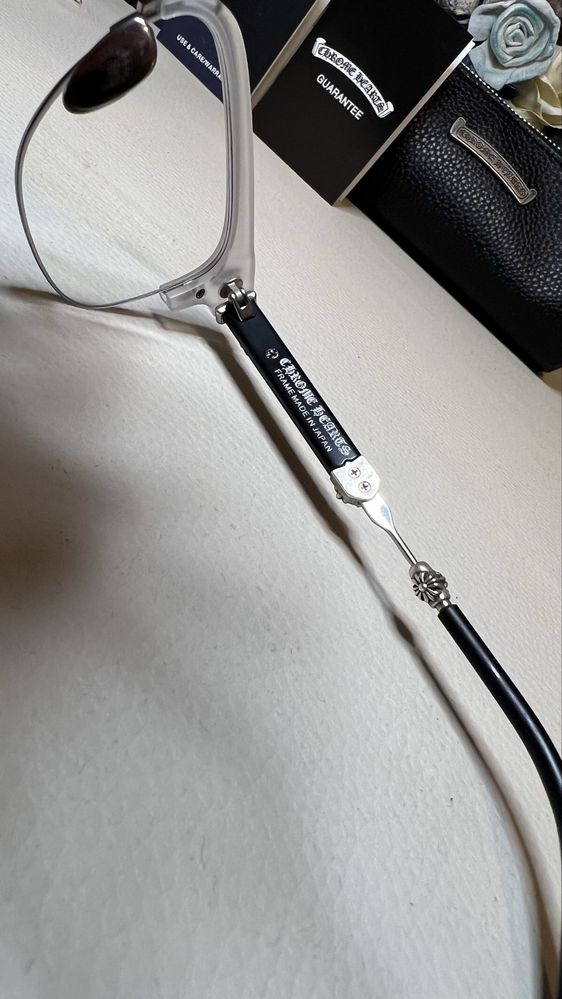 Chrome Hearts Evagilist 925 argin pur rame de ochelari noi