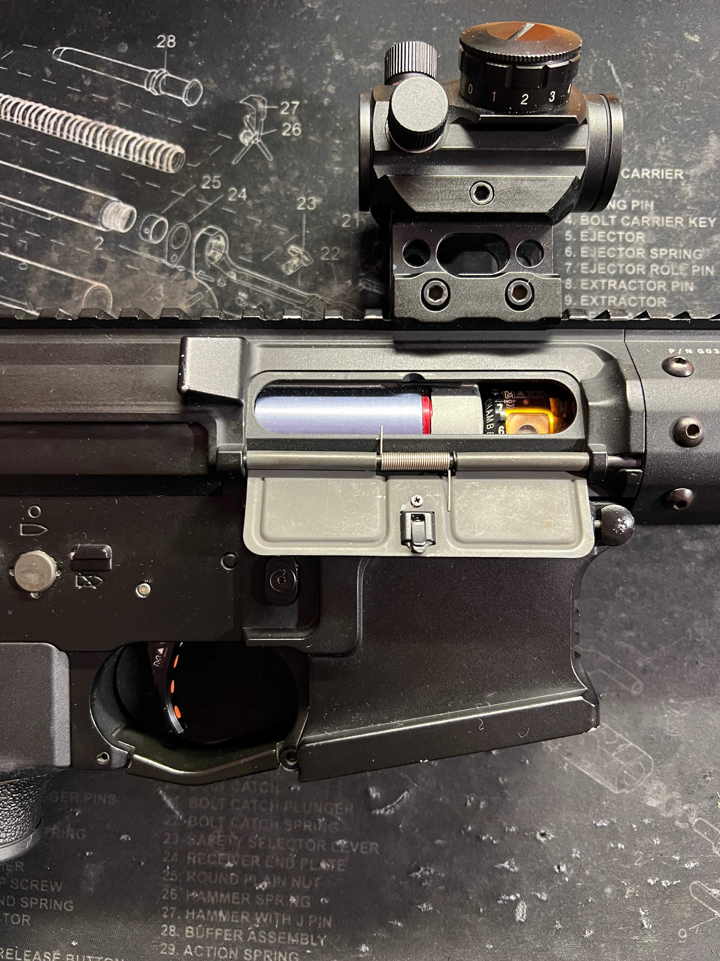 Еърсофт Реплика G&G PDW15 CQB "Honey Badger" HPA