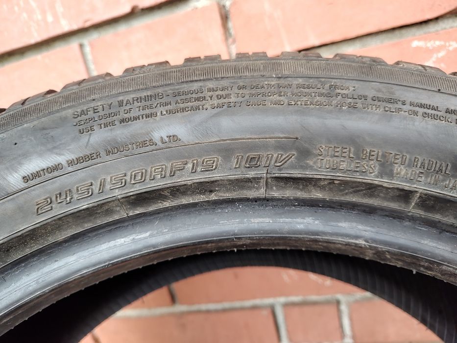 Продавам 4 зимни гуми 245/50/19 Falken