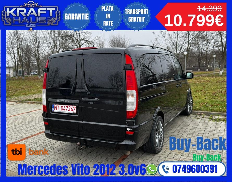 Mercedes vito 8loc 3.0v6 2012 rate tbi