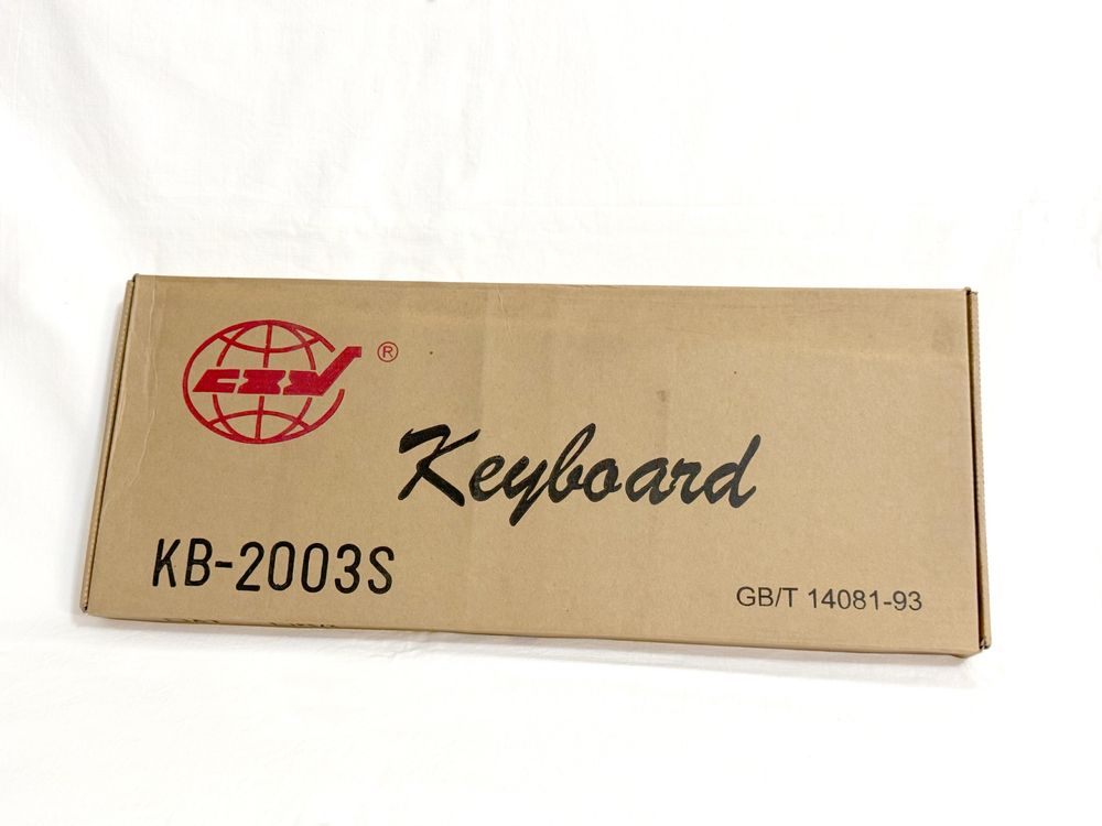 Клавиатура KB 2003S мембранная, PS/2, белый