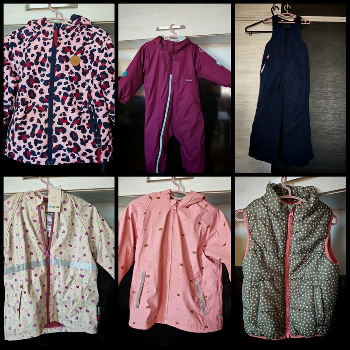 Есенни и зимни якета/гащеризони Lupilu (Lidl) и Decathlon за момичета
