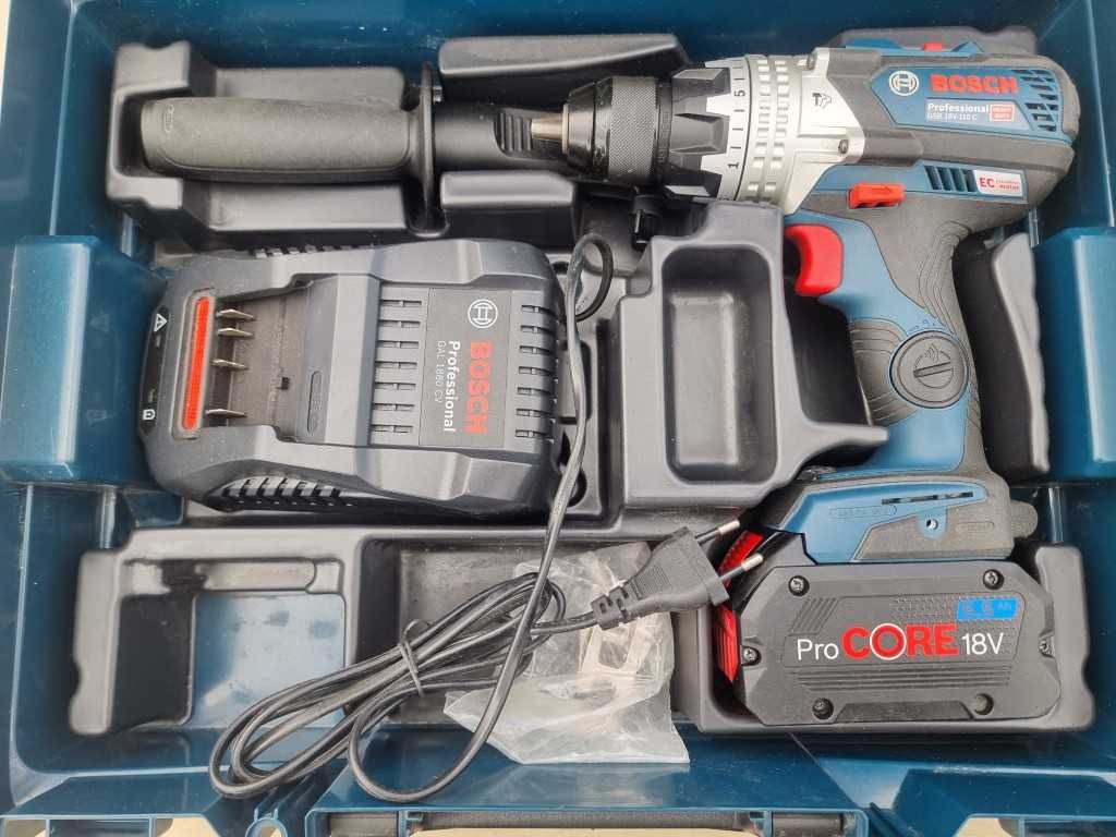 BOSCH GSB 18V-110 -GBH 5-40 Акумулаторен ударен винтоверт 18V - 110 Nm