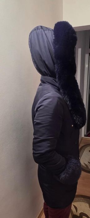 Geaca de iarna albastra