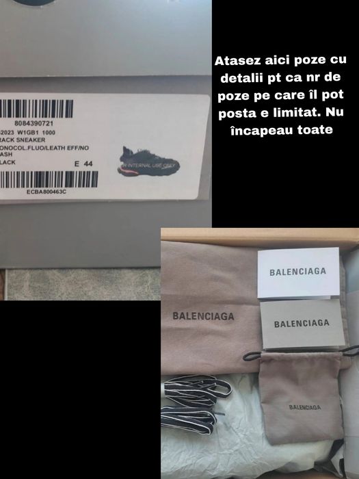 Balenciaga Track cu Led, Ca Noi