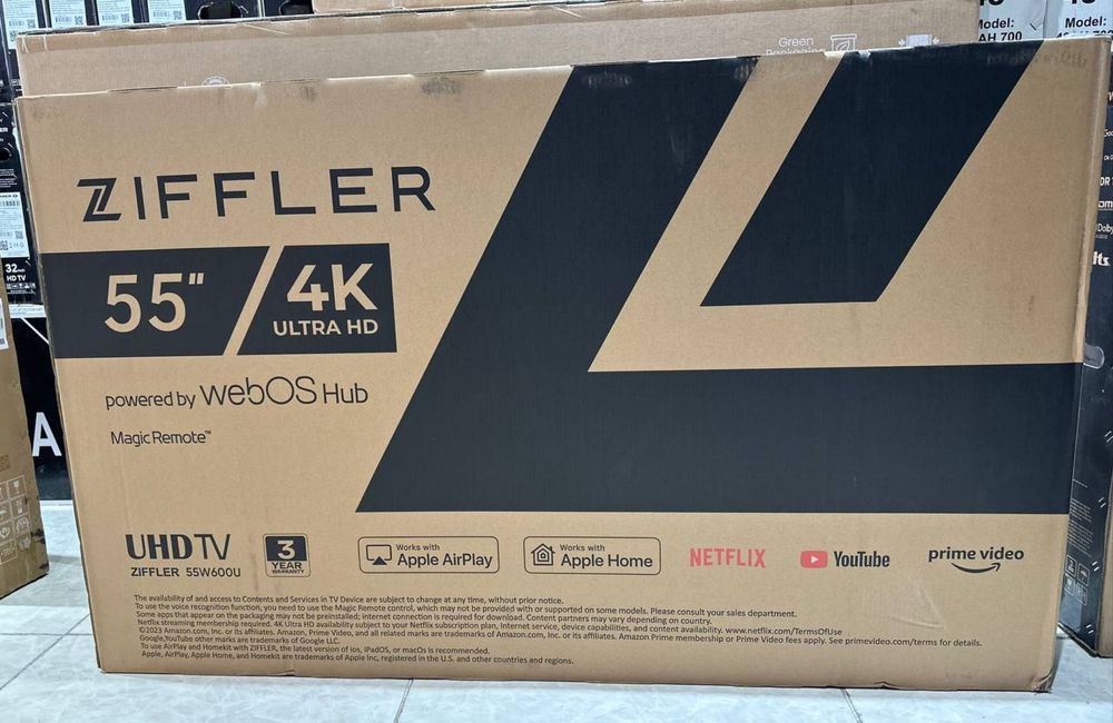 Ziffler 55 smart tv 330$