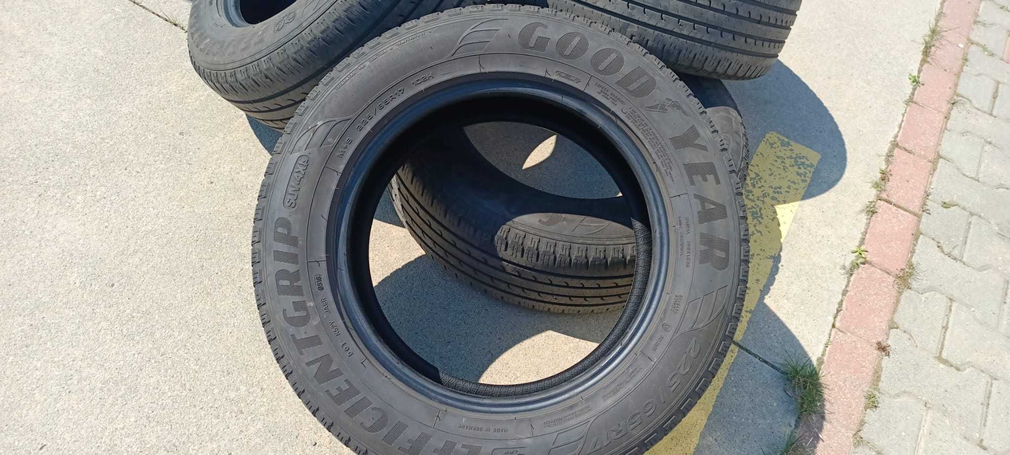 Vand 4 anvelope SUV GOODYEAR 225/65 R17 M+S 08/2018 102H