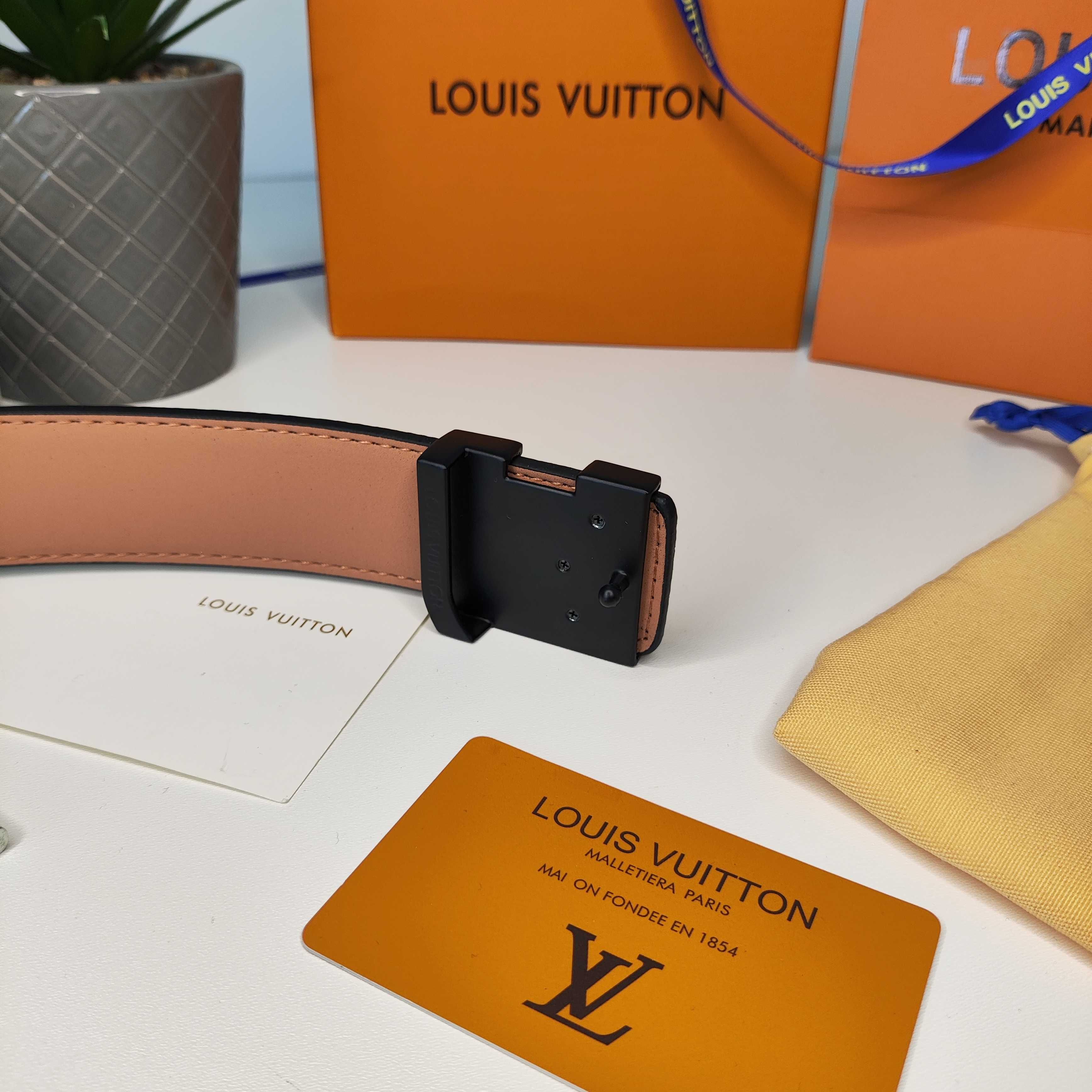 Колан Louis Vuitton мъжки LV черен