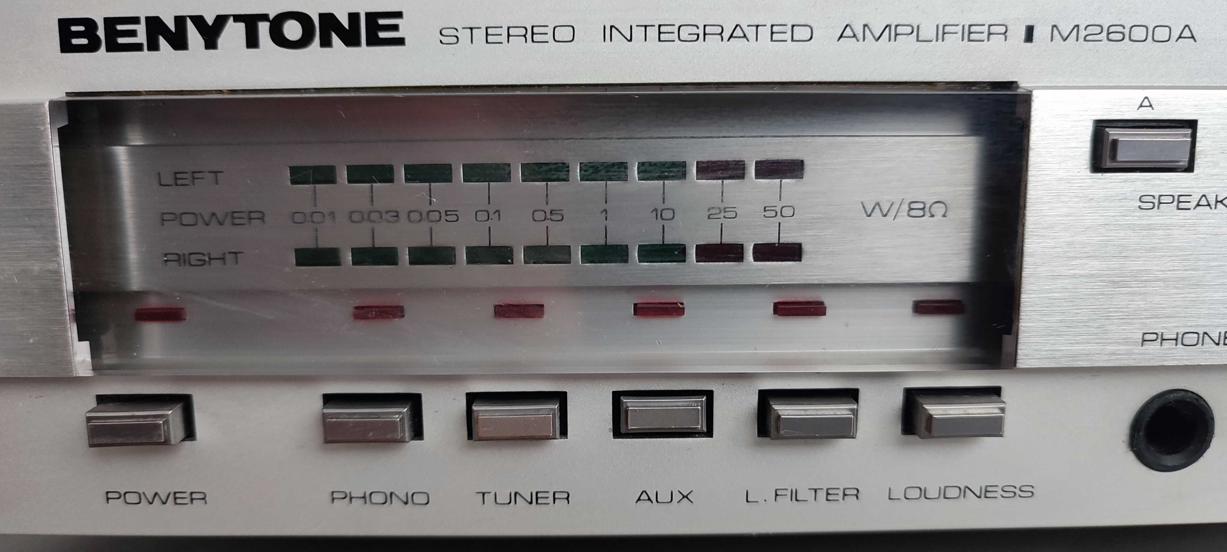 Amplificator audio vintage Benytone M 2600 A, 2 X 100 W