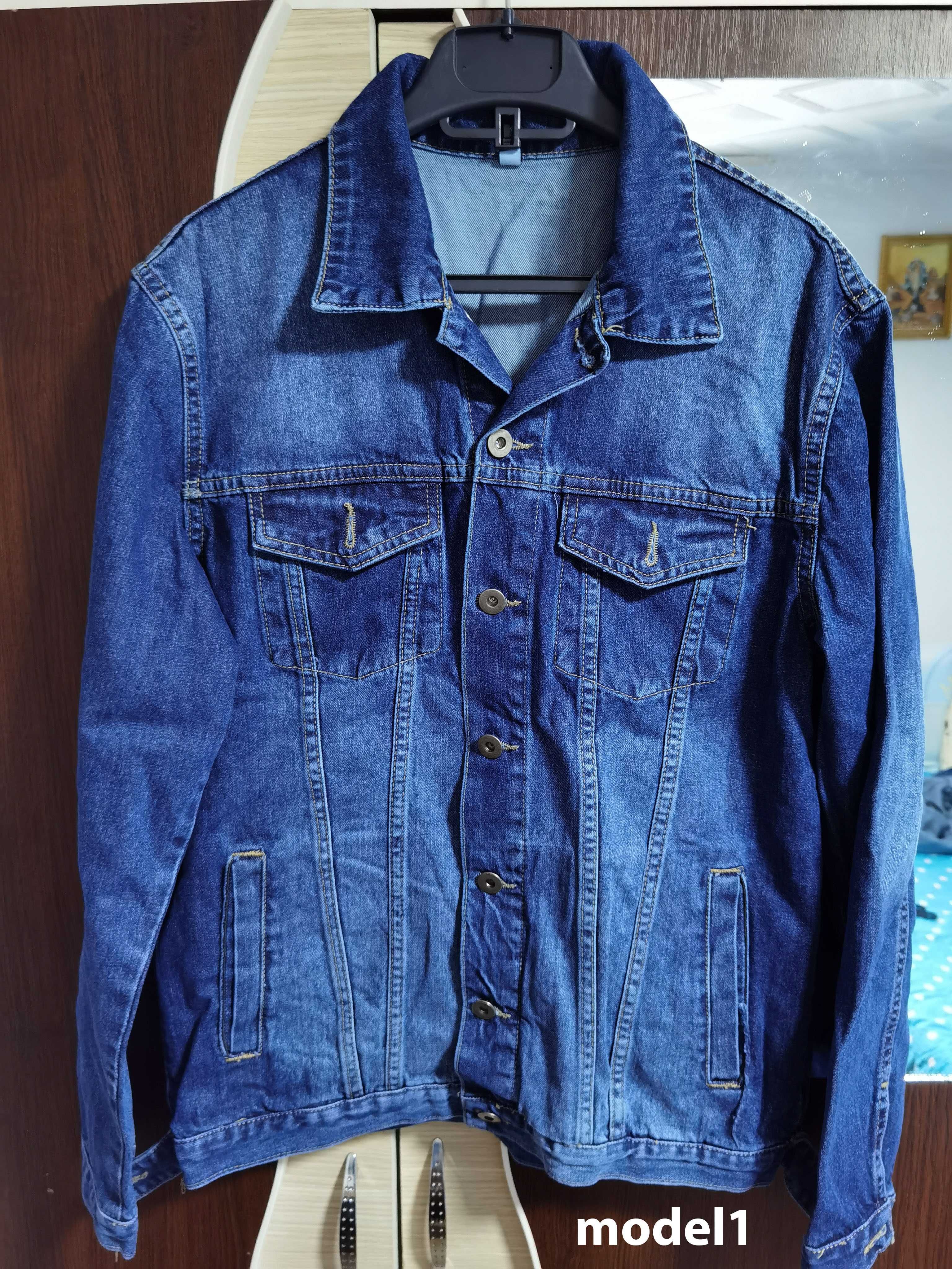 Geaca denim blugi Ursus Retro S/M Nou Made Romania Transport Gratuit