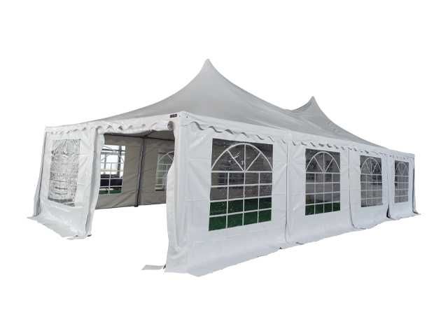Pagoda 5x10m 500 G/m² Pvc, Alb - Corturi24