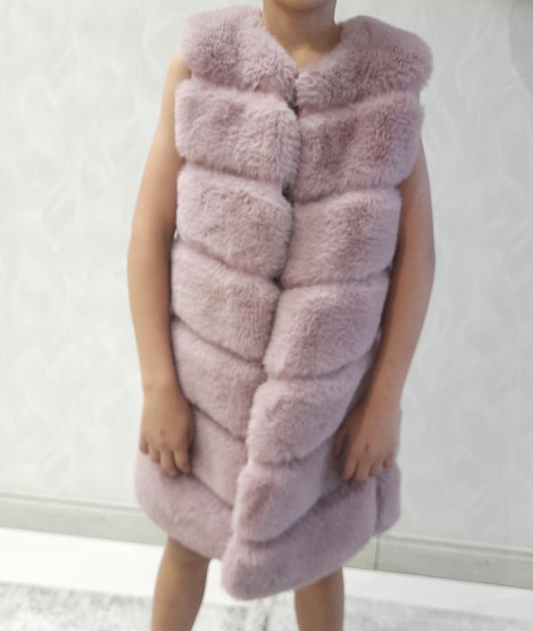 Пальто , джинсовая, безрукавка