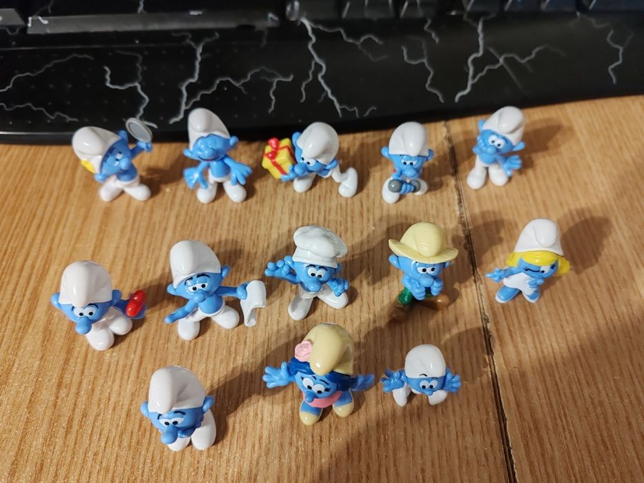 Colectie figurine Strumf Strumfii Kaufland strumfi