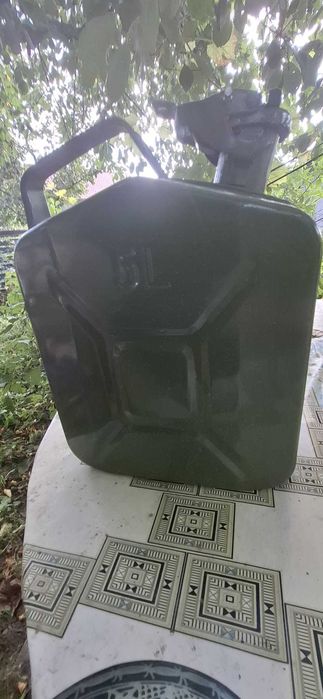 Motocoasă Grünman folosită + canistră benzină 5L + ulei 2T RURIS