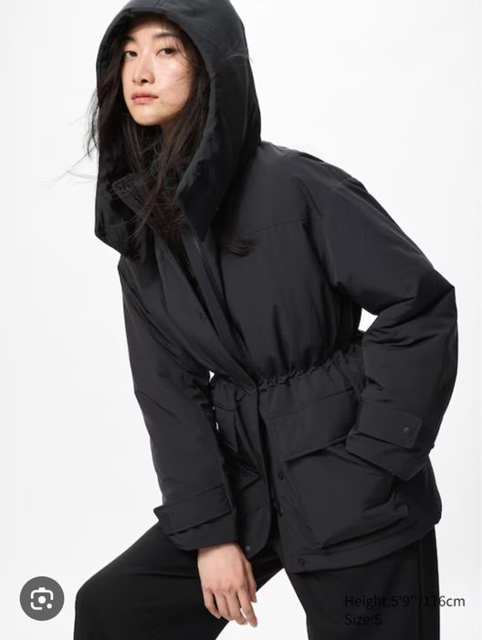 Uniqlo hybrid down coat гибрид парка