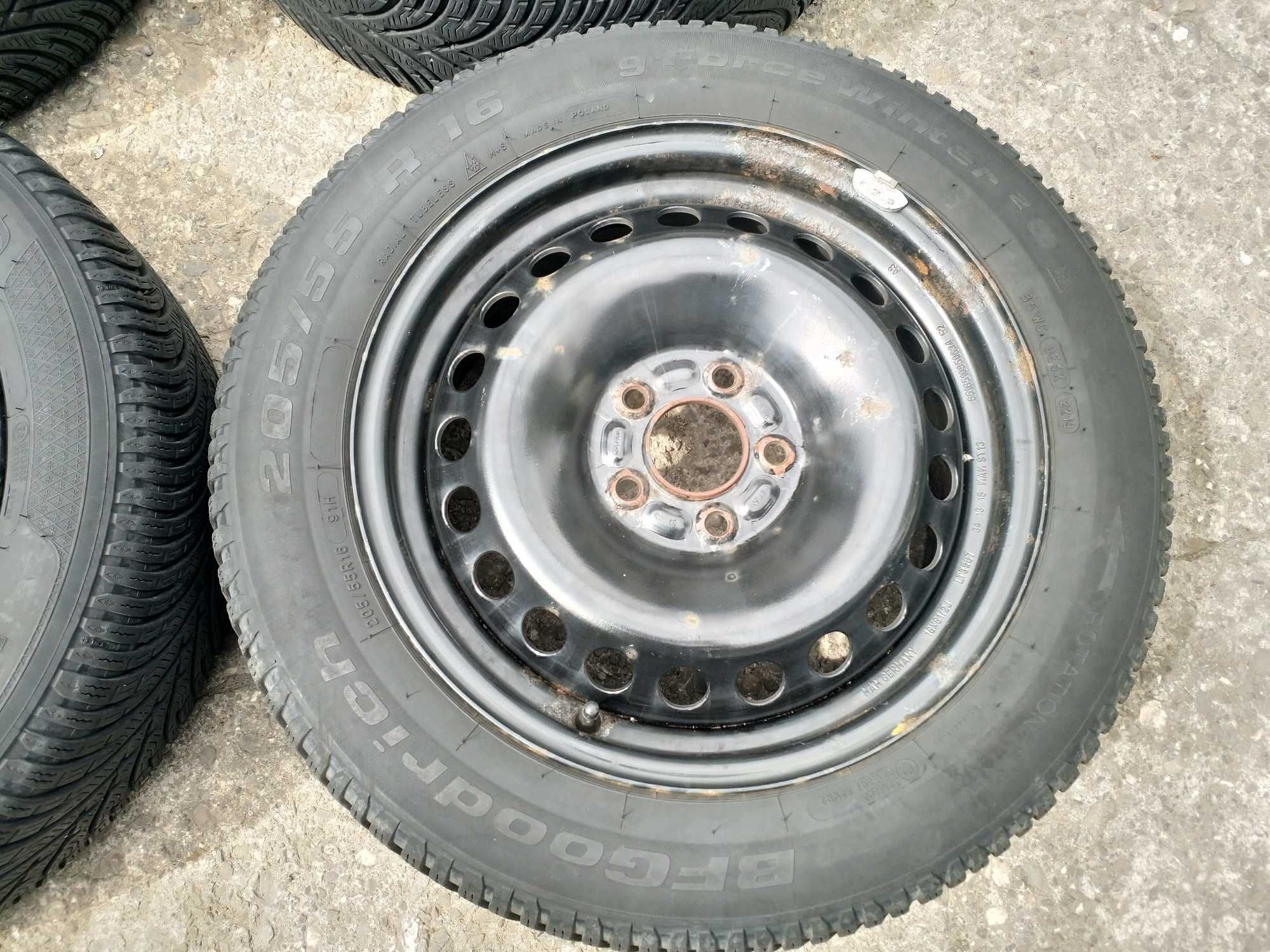 Roti jante FORD anvelope 205 55 16  iarna 6mm FORD FOCUS,MONDEO,C-MAX