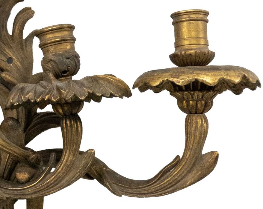 aplice sfesnice lampa lustra candelabru bronz alama rococo bieder art