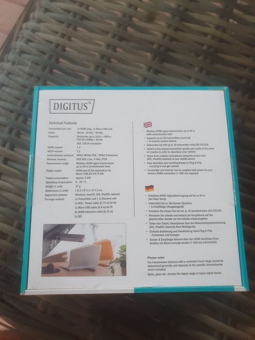 Emițător și reciver  digitus