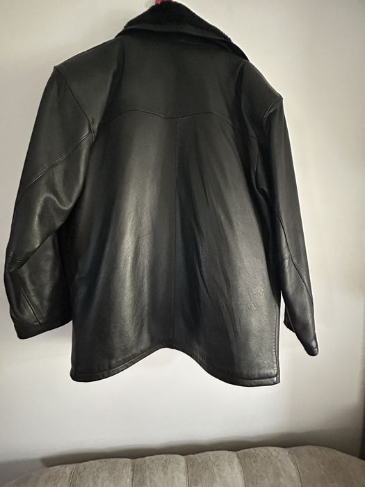 Geaca barbati din piele naturala 2 in 1