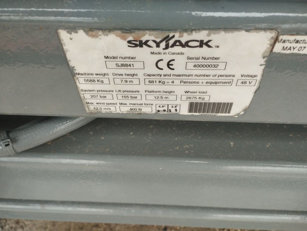 Nacela SkyJack SJ 8841