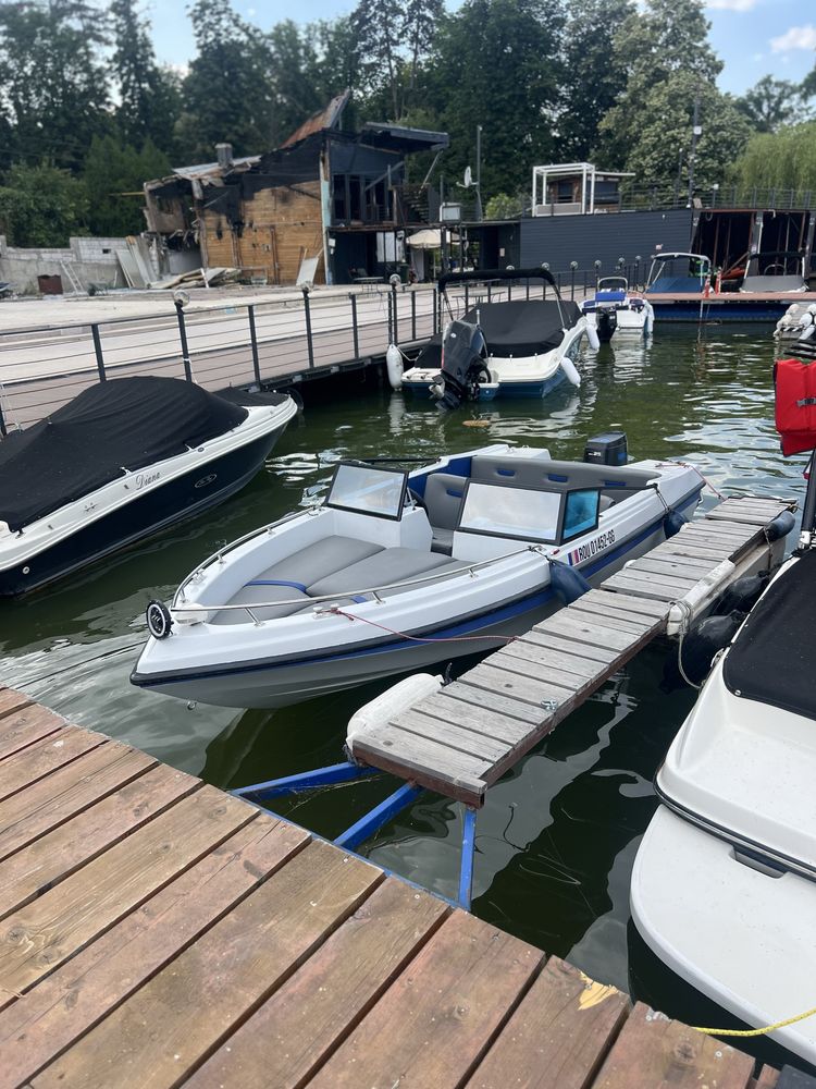 Vand barca open, ambarcatiune, salupa + motor Tecnofiber