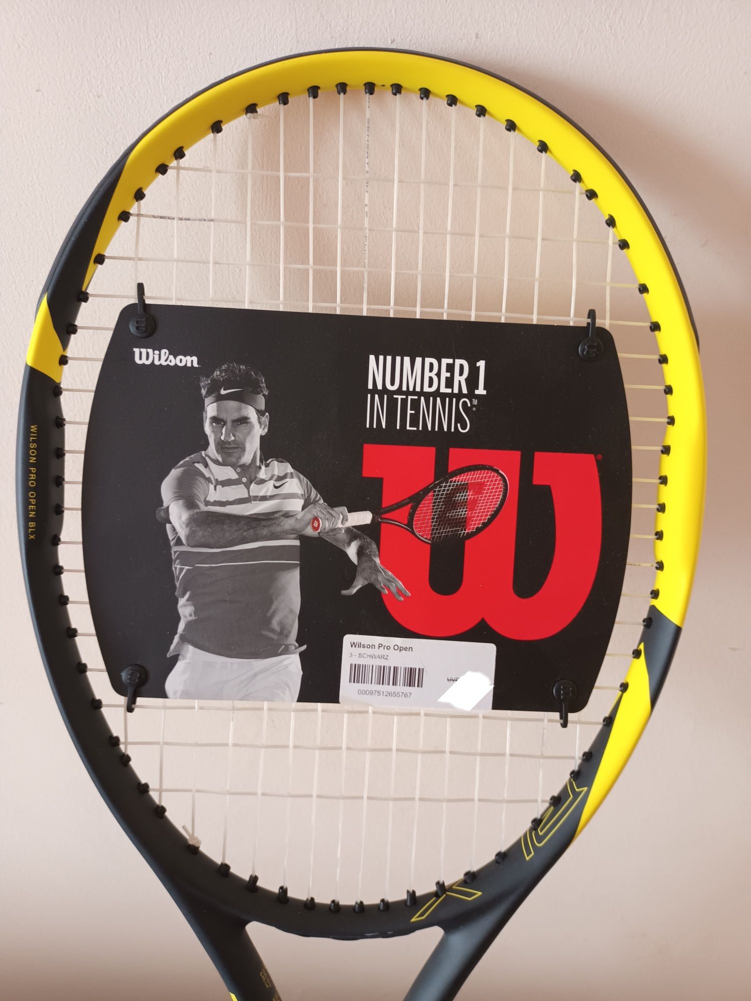 Тенис ракета Wilson Pro Open BLX + Топки