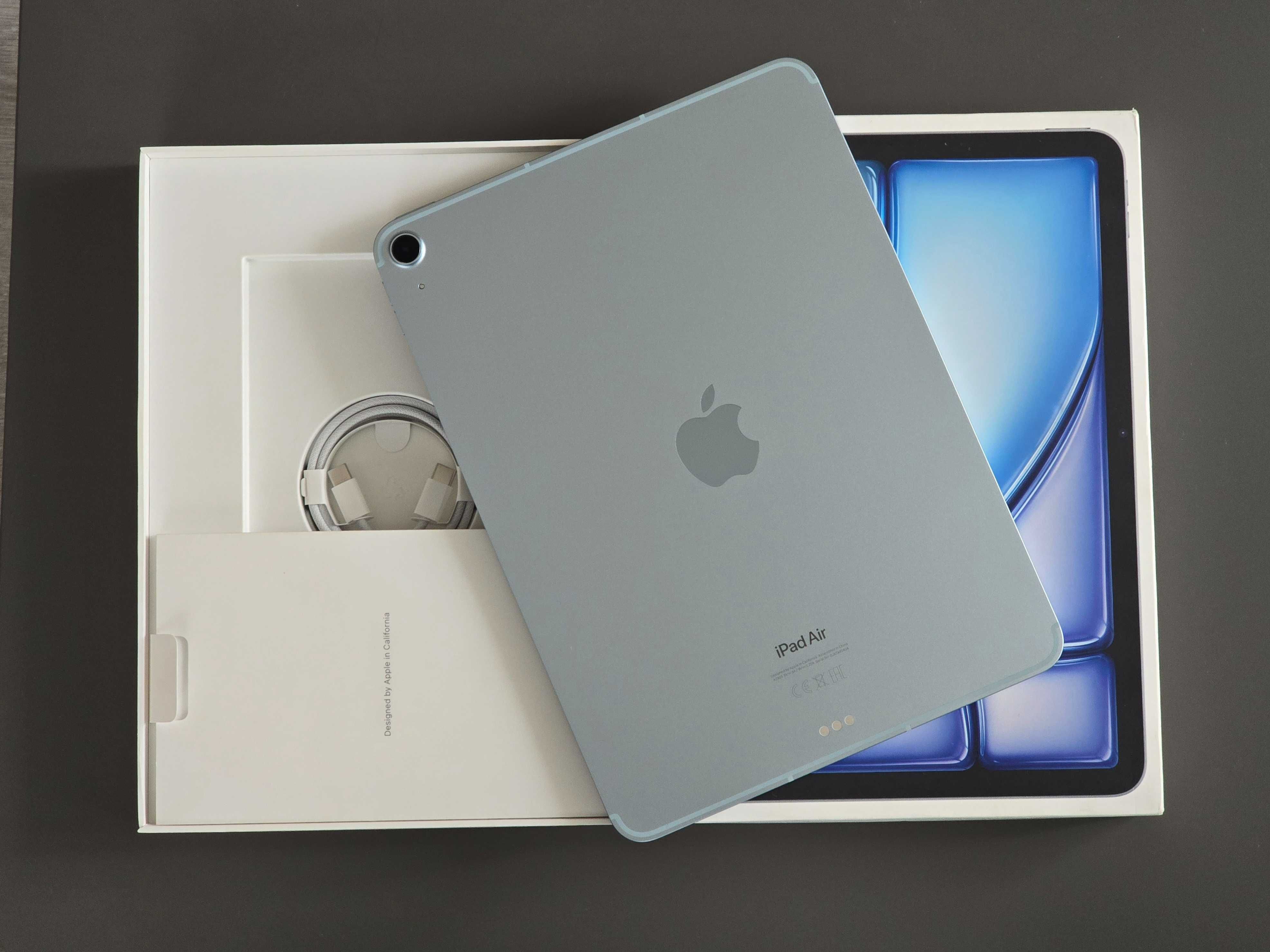 iPad Air 11" (2024), M2, 256GB, Cellular, Blue, noua