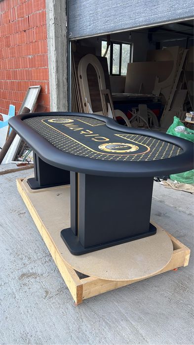 Masa Poker Mario Poker cu intrare dealer 10 persoane CustomTables.eu
