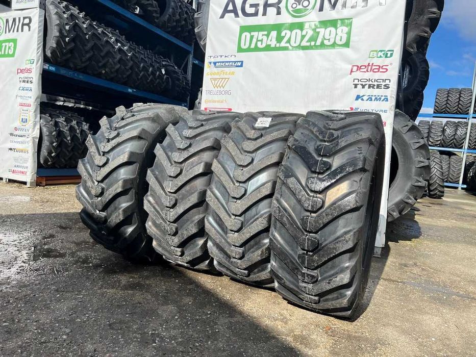 Anvelope noi 17.5L-24 cu 14 pliuri industriale marca OZKA pt buldo