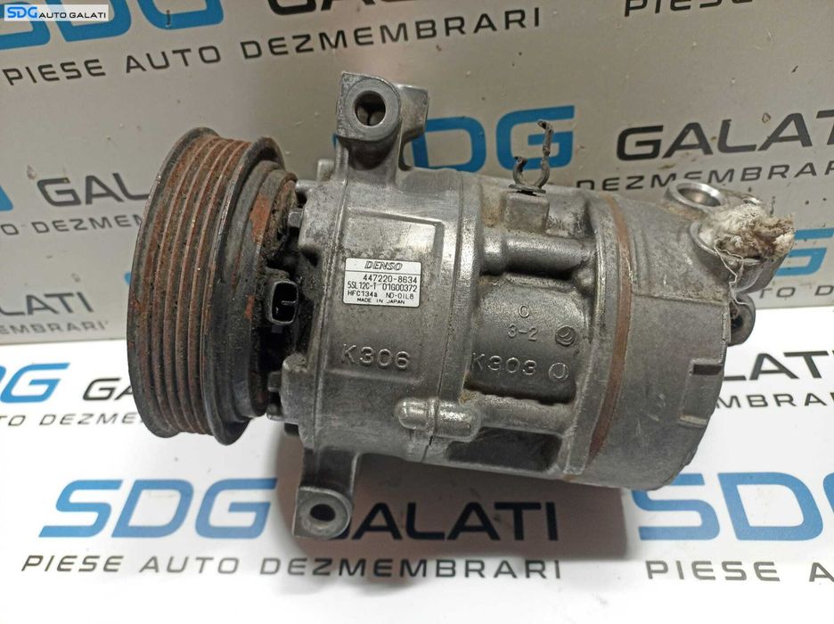 Compresor AC Aer Conditionat Clima Fiat Doblo 1.6 16V 2000 - 2010 Cod 447220-8634 [X3939]