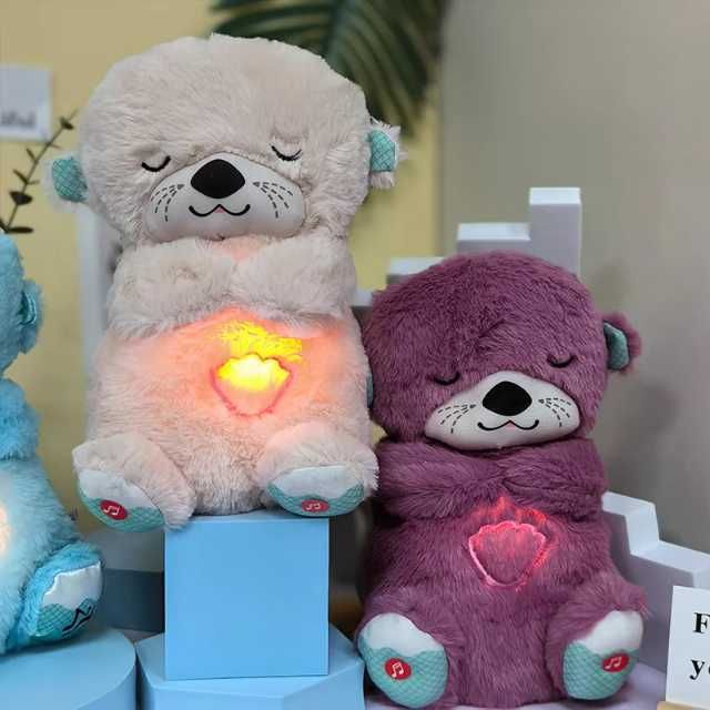 Плюшена дишаща Видра играчка