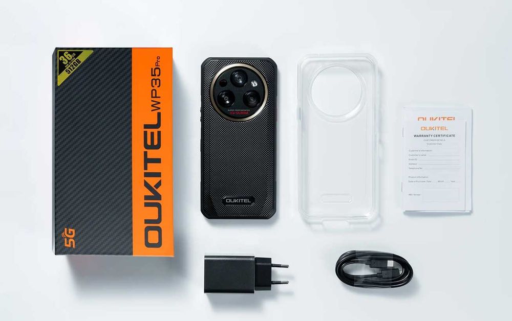 Oukitel WP35 Pro 5G 36GB RAM 512GB ROM, 11000 mah батерия, IP68 защита