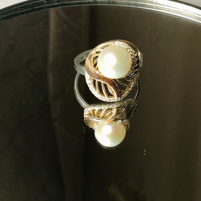 ЗОЛОТО+серебро+жемчуг