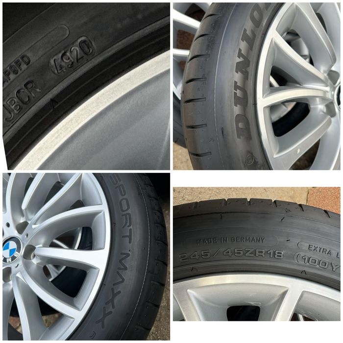 Roti BMW Originale ap Noi245/45R18 Dunlop-Rulate o sapt. Style 454