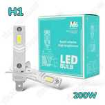 2024 Модел 200W LED Диодни крушки H1 12V 300% Светлина Директен Монтаж