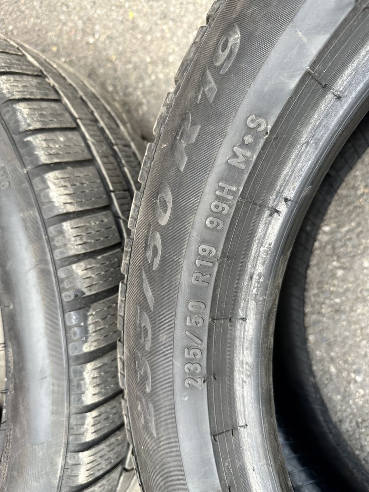 4 anvelope 235/50/19 Pirelli Iarna M+S DOT 2716