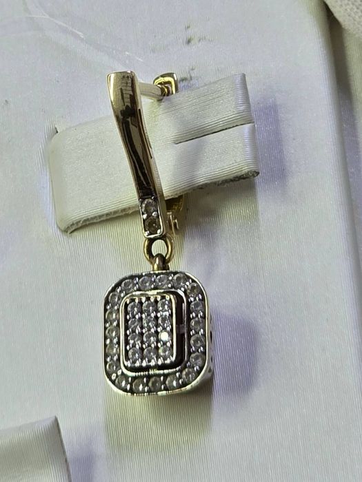 Золото 585  Серьги