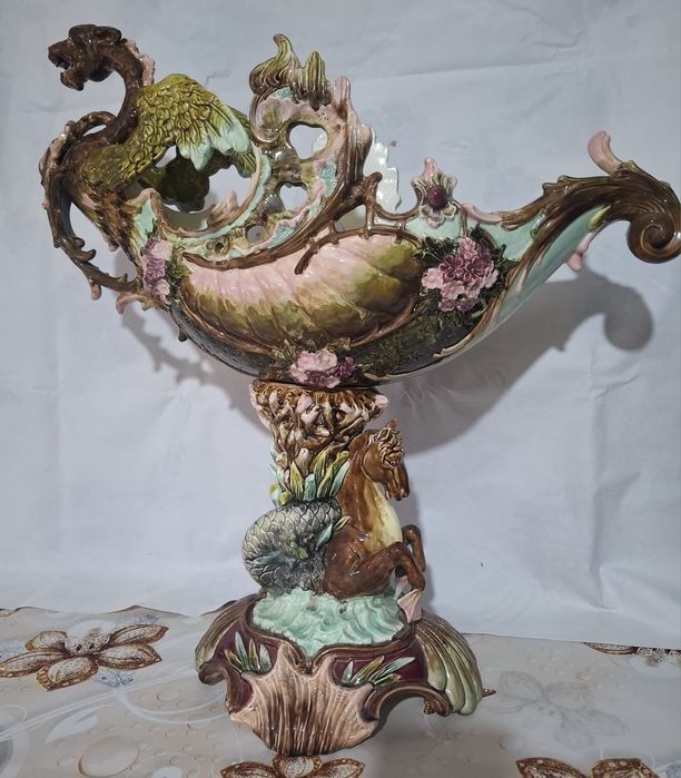 Portelan Majolica sec - XIX