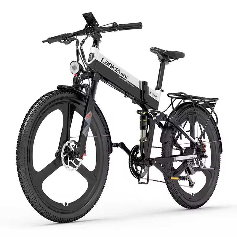 Bicicleta Electrica LANKELEISI XT750 Sports, 500W, 35 KM/H, 48V 12.8AH